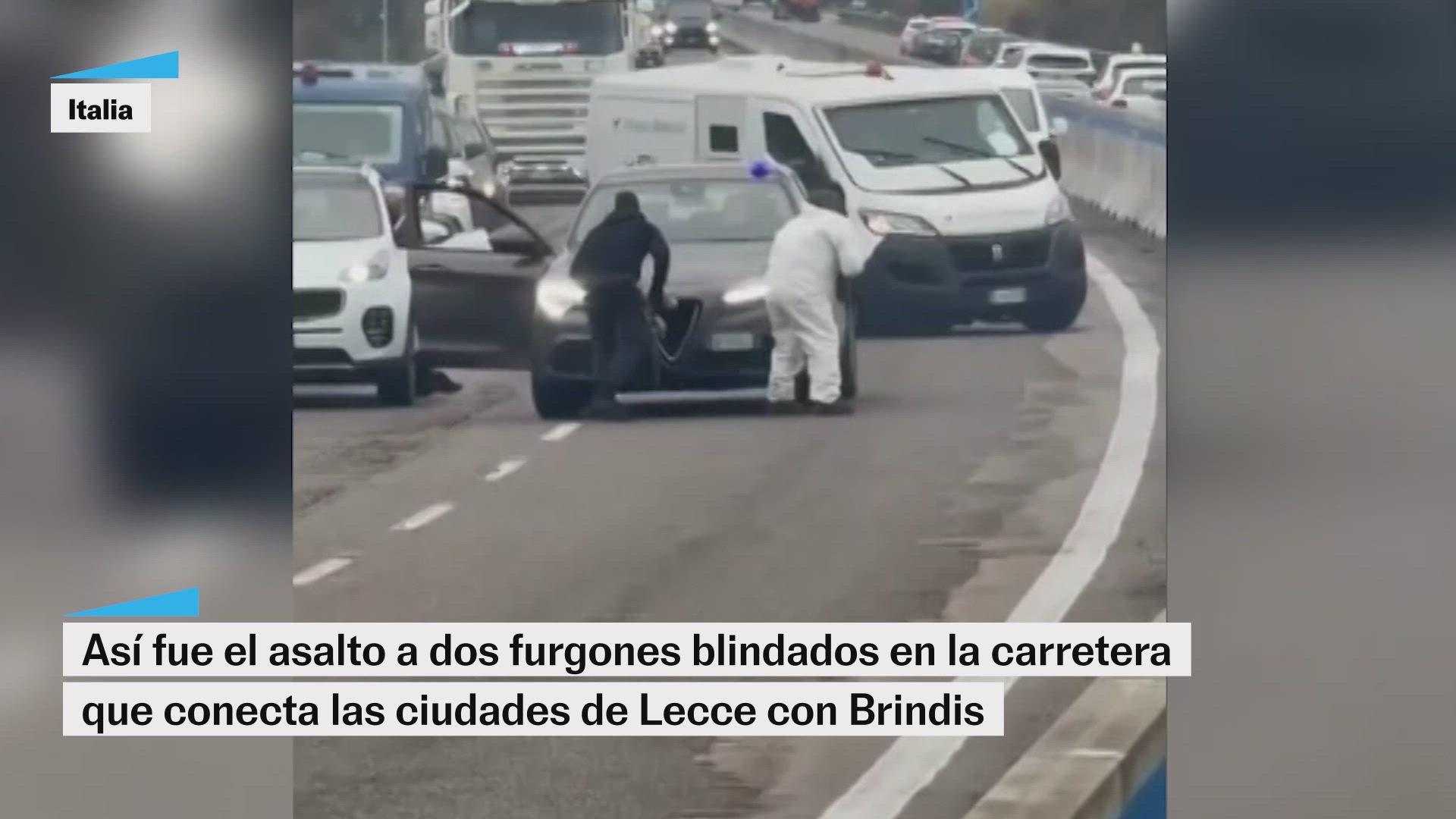 Así fue el robo de un coche en Italia