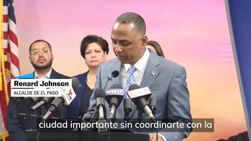 Alcalde de El Paso condena cierre del espacio aéreo