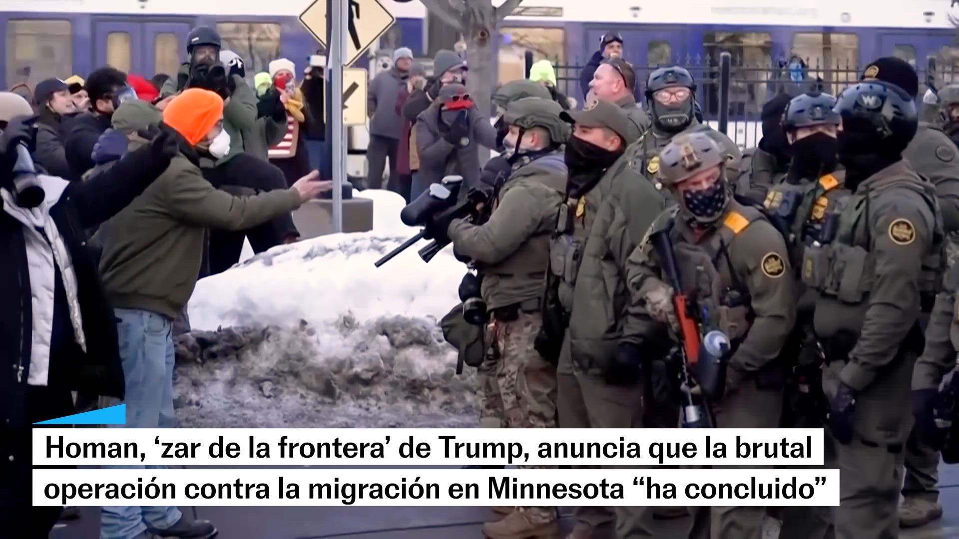 Homan, ‘zar de la frontera’ de Trump, anuncia que la operación migratoria en Minnesota “ha concluido”