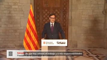 Salvador Illa se reincorpora tras un mes de baja