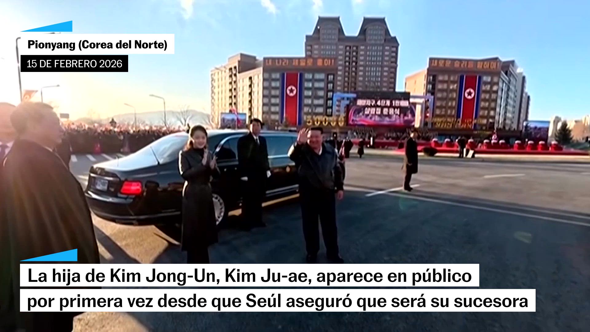 La hija adolescente de Kim Jong-Un, Ju-ae, reaparece en público