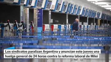 huelga de 24 horas en Argentina