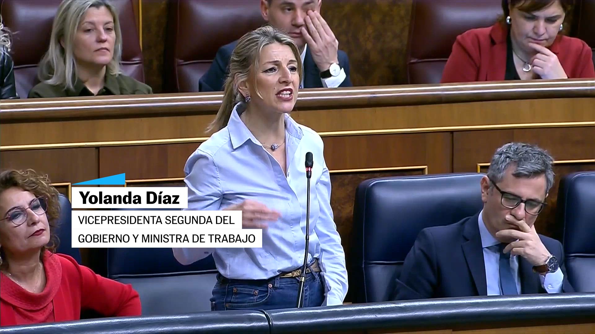 Yolanda Díaz: "Represento a la dignidad de la gente trabajadora de este país"