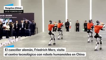 Friedrich Merz visita el centro tecnológico de Hangzhou