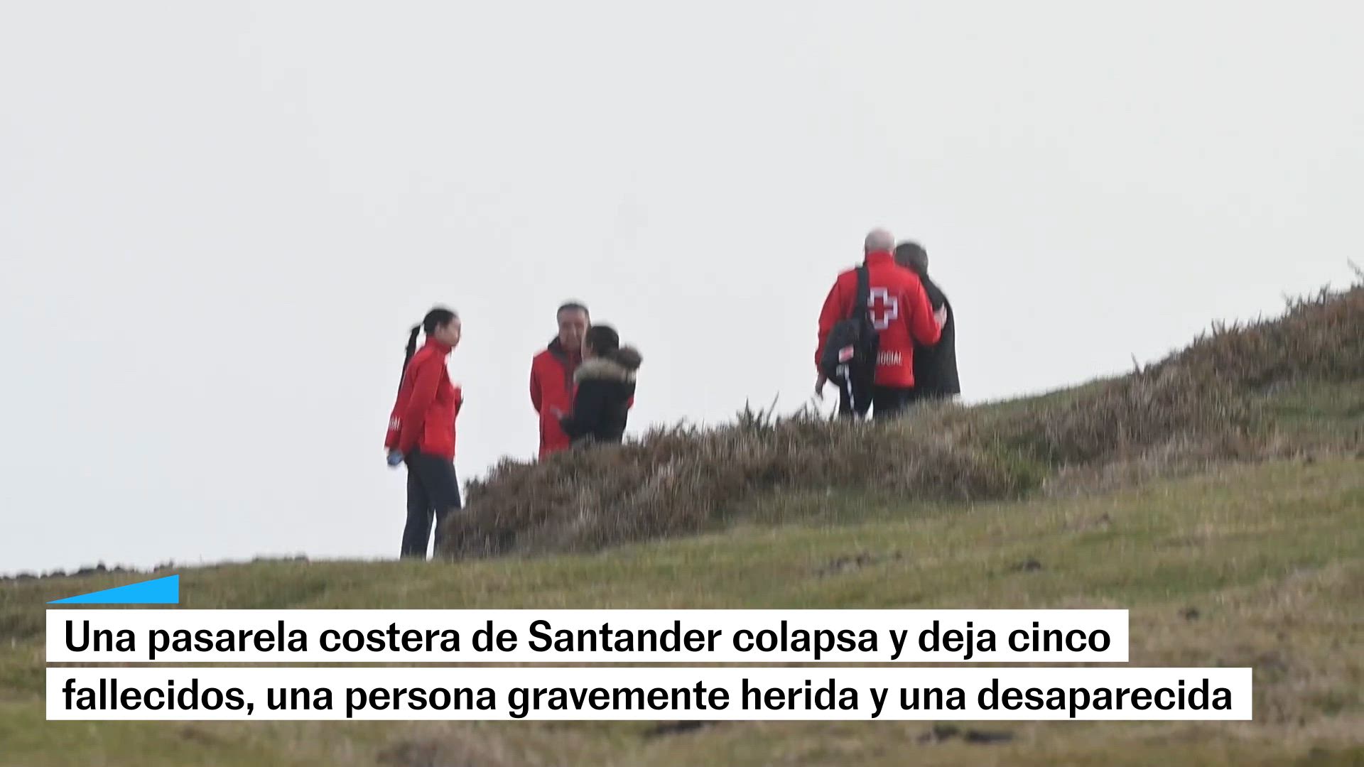 Una pasarela costera colapsa y deja cinco fallecidos en Santander