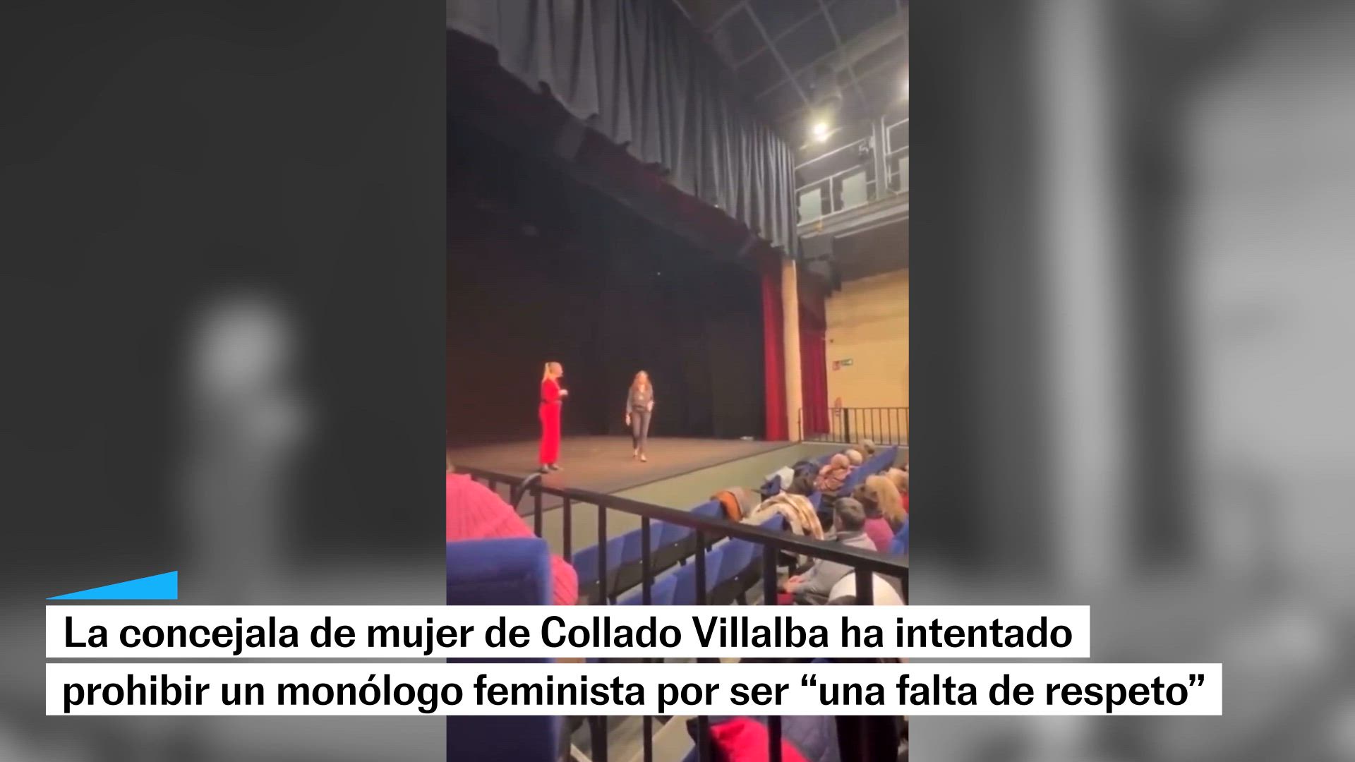 La concejala de mujer de Collado Villalba intenta suspender un monólogo feminista