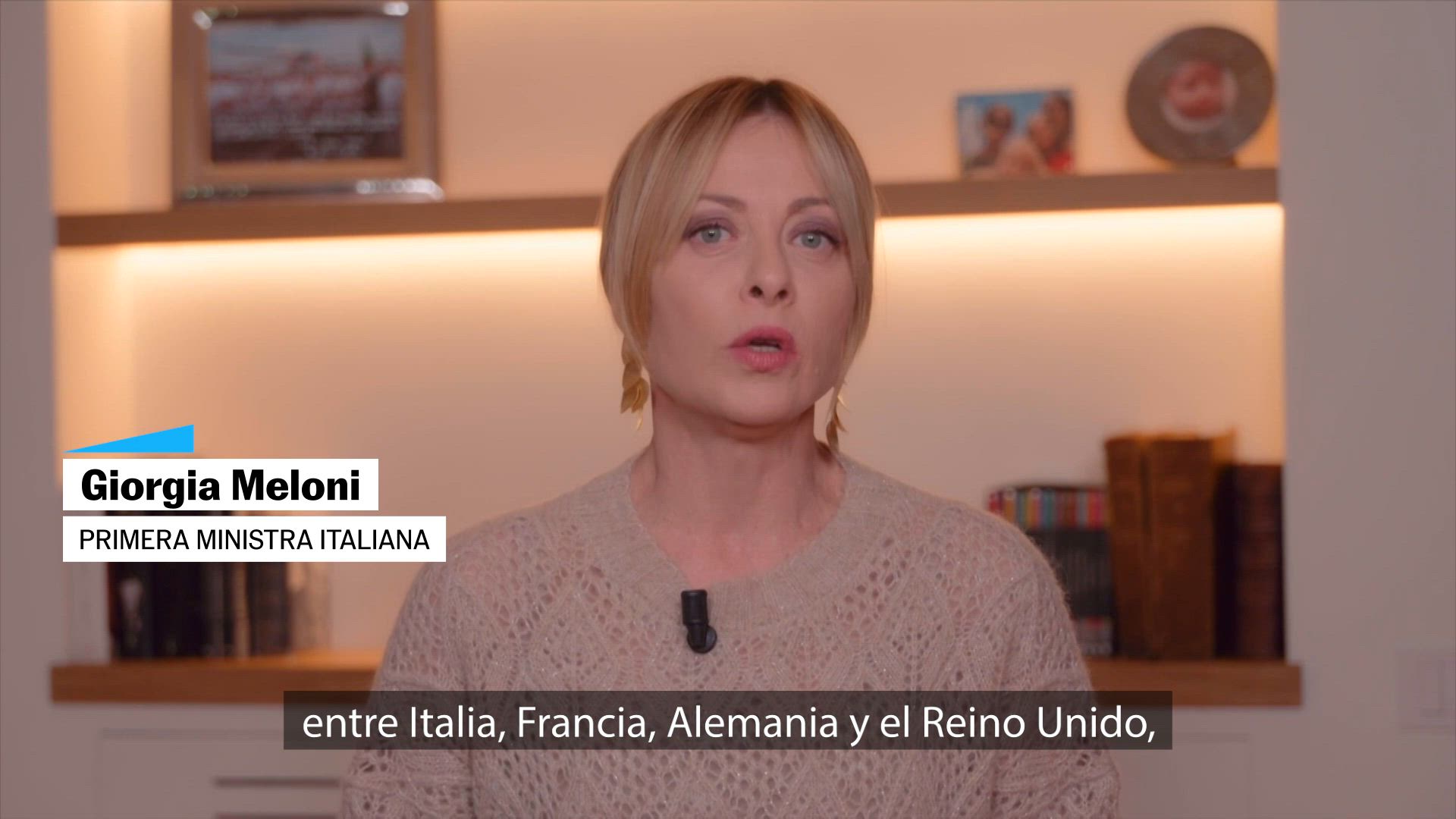 Meloni:  "Italia no forma parte del conflicto ni tiene intención de formar parte de él"