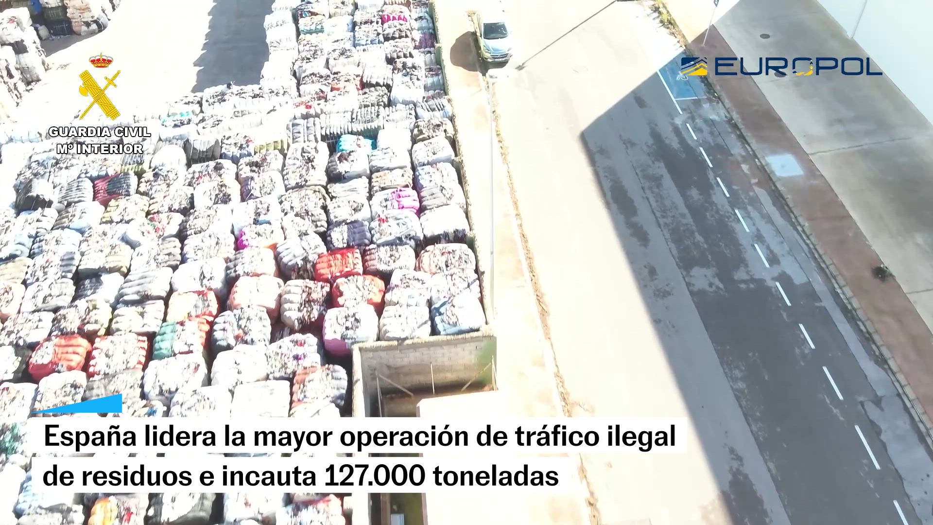 España lidera la mayor operación de tráfico ilegal de residuos