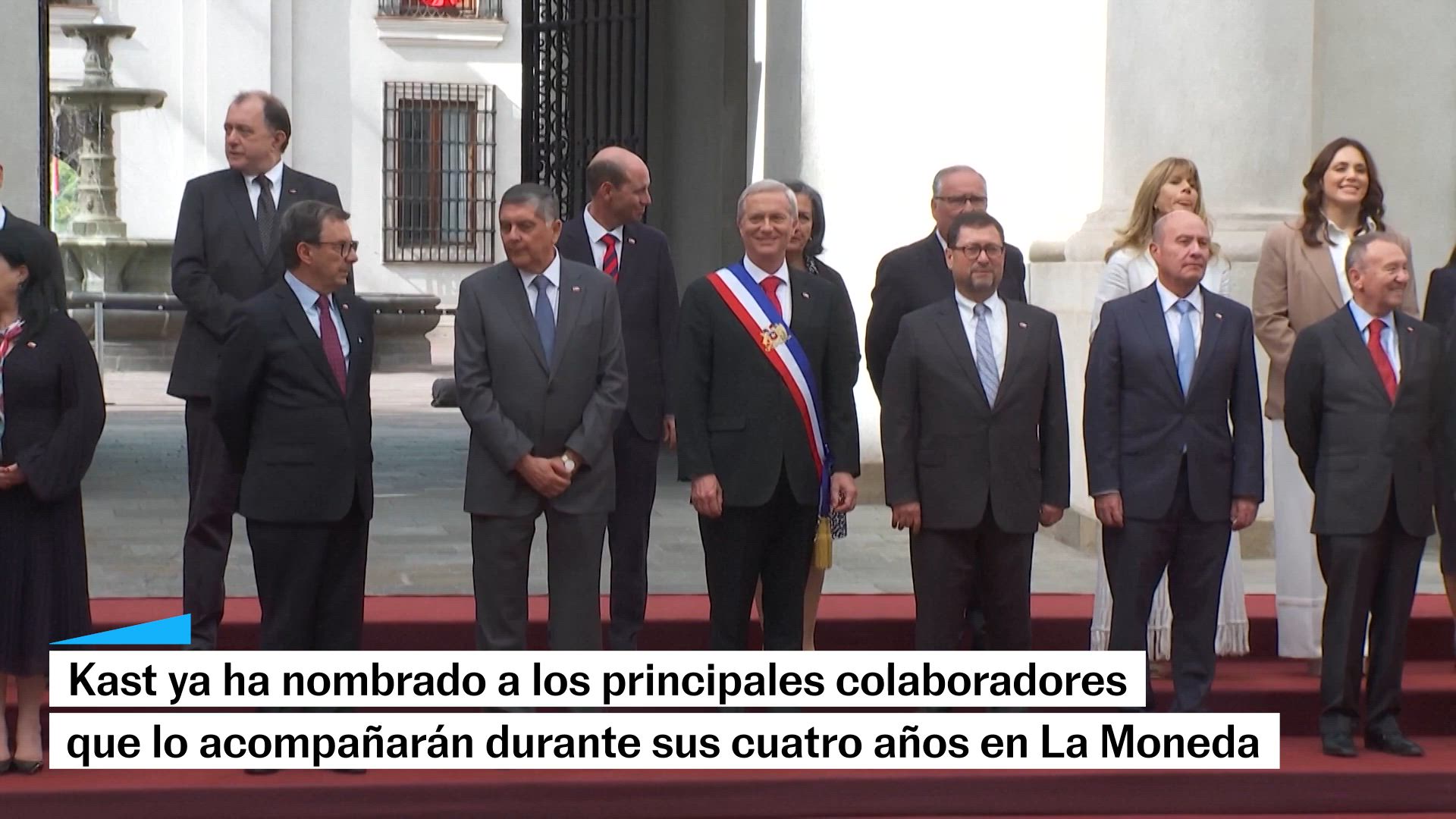 El nuevo presidente de Chile, José Antonio Kast, presenta a su nuevo gabinete