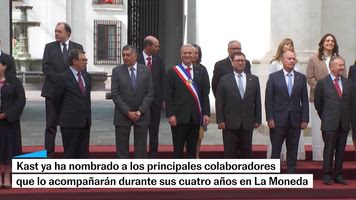El nuevo presidente de Chile, José Antonio Kast, presenta a su nuevo gabinete