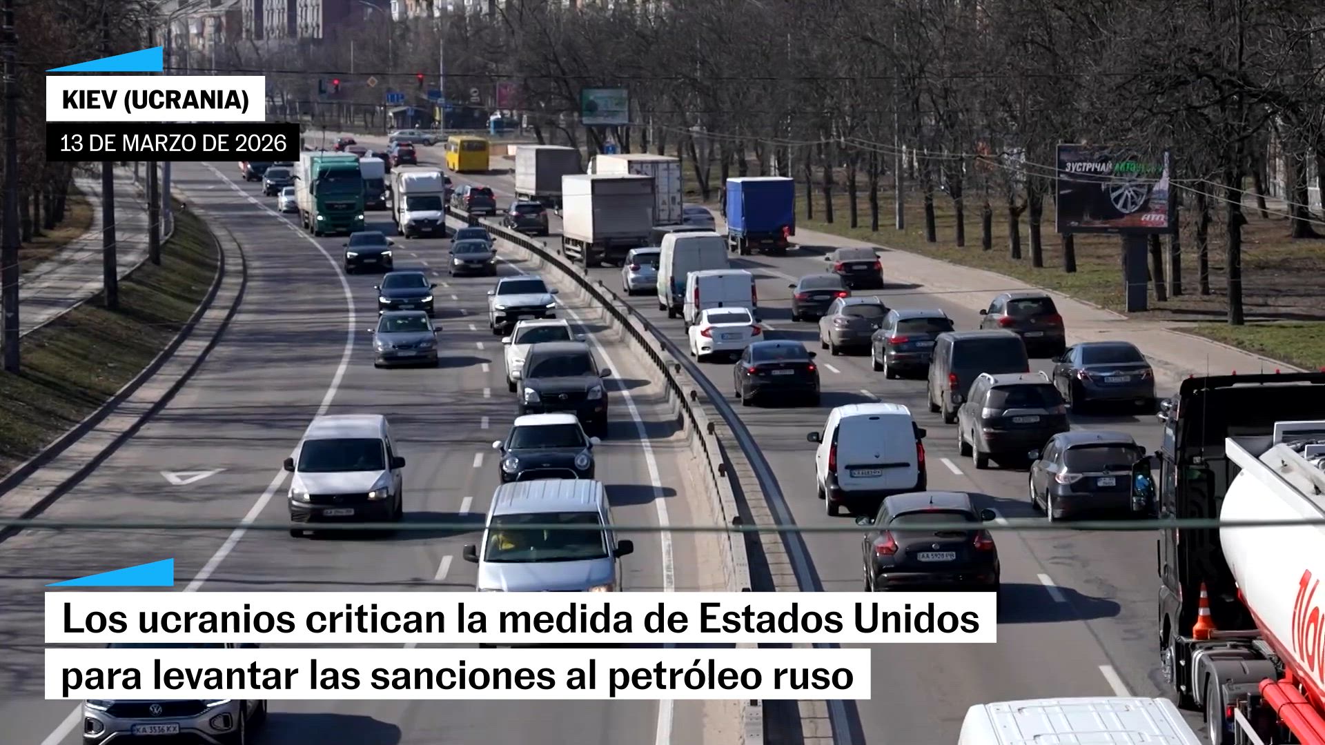 Los ucranios critican la medida de Estados Unidos para levantar las sanciones al petróleo ruso
