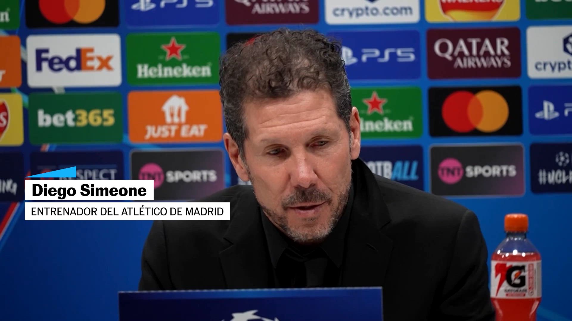 Diego Simeone tras el pase del Atlético a cuartos: "Es un momento para estar contentos como equipo"