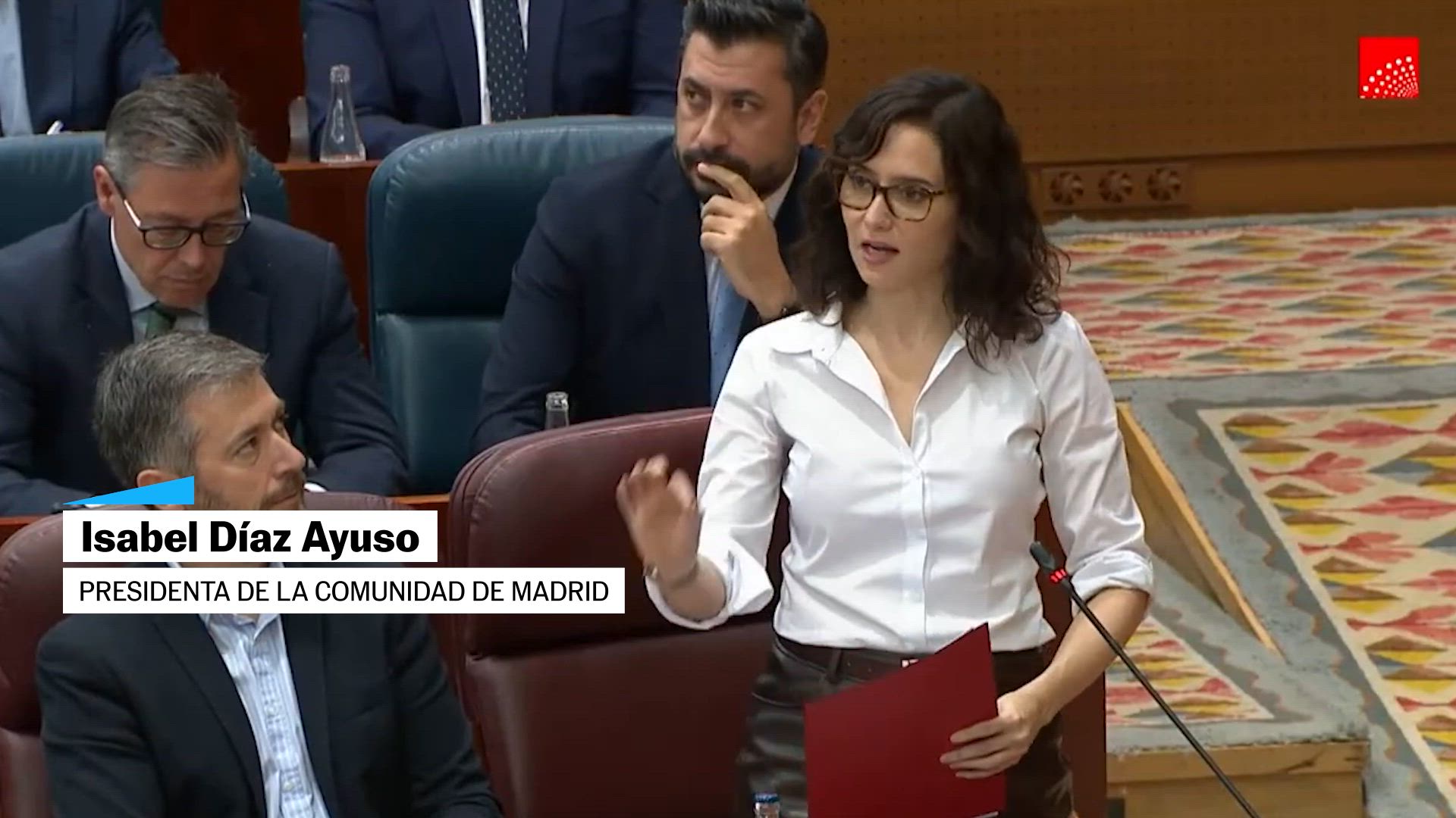 Ayuso en la Asamblea de Madrid : "Es una buena jugada para 2,3 millones de personas que nunca han pisado España"