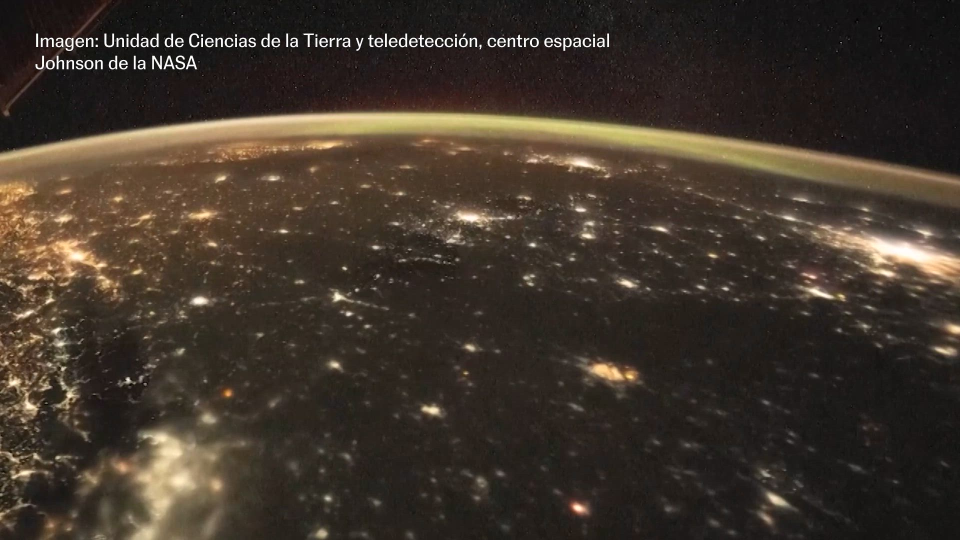 La EEI captó unas imágenes que parecen mostrar misiles rusos que se dirigen hacia Kiev