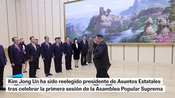Kim Jong-un es reelegido como presidente de Asuntos Estatales